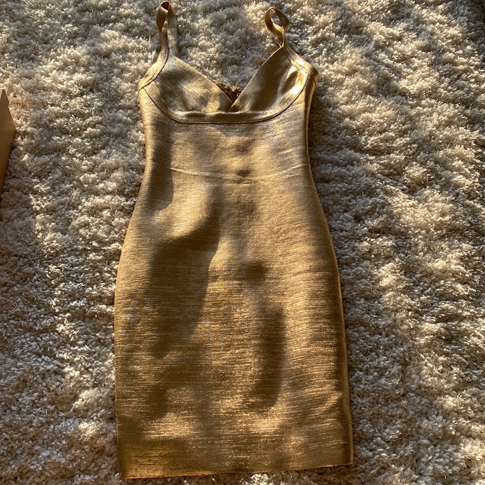 Gold House Of Cb London Dress Gem